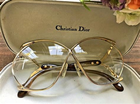 c.1970's Vintage Christian Dior Butterfly Eyeglasses 2056